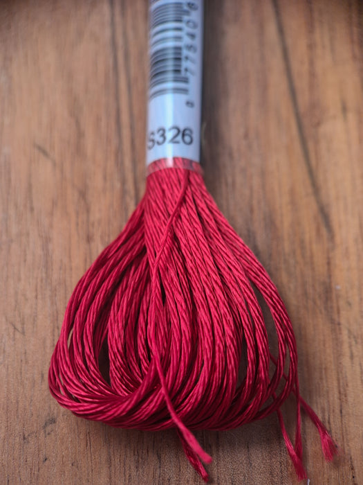DMC Satin Thread- S326 (Rhubarb)