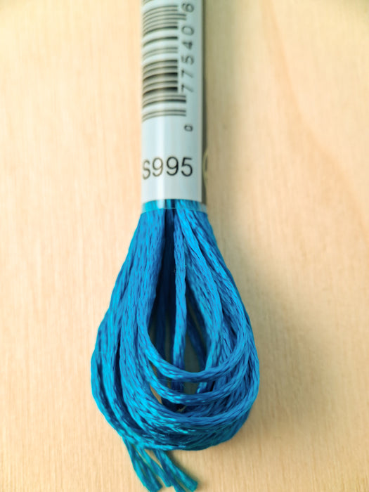 DMC Satin Thread- S995 (Plunge Pool)