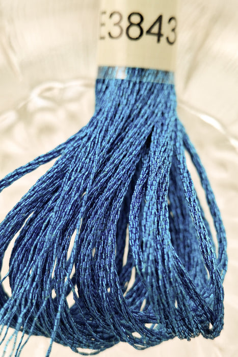 DMC Light Effects Thread-E3843 (Metallic Pool Blue)