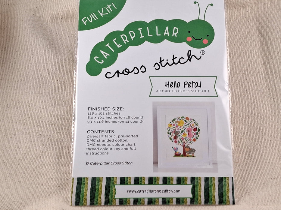 Caterpillar Cross Stitch Kit- Hello Petal