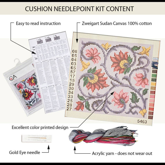 Collection D'Art Needlepoint Cushion Kit- Pheasant (5443)