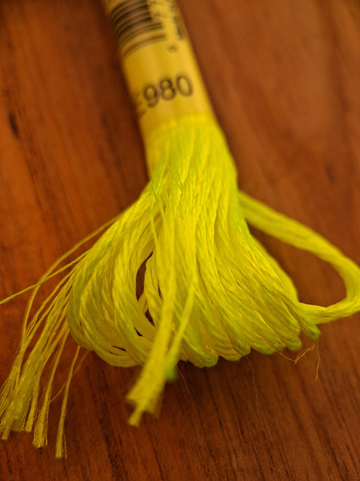DMC Light Effects Thread-E980 (Neon Yellow)
