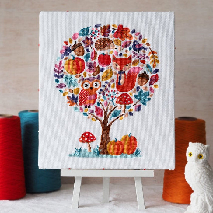 Caterpillar Cross Stitch Kit- Hello Pumpkin
