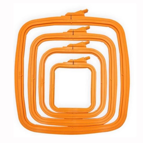 Nurge Square Plastic Hoop- Orange