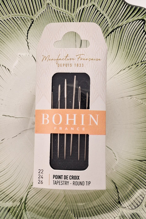 Bohin Cross-Stitch/Tapestry Needles- Assorted (Sizes 22/24/26)