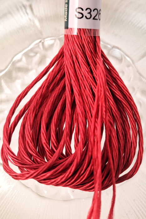 DMC Satin Thread- S326 (Rhubarb)