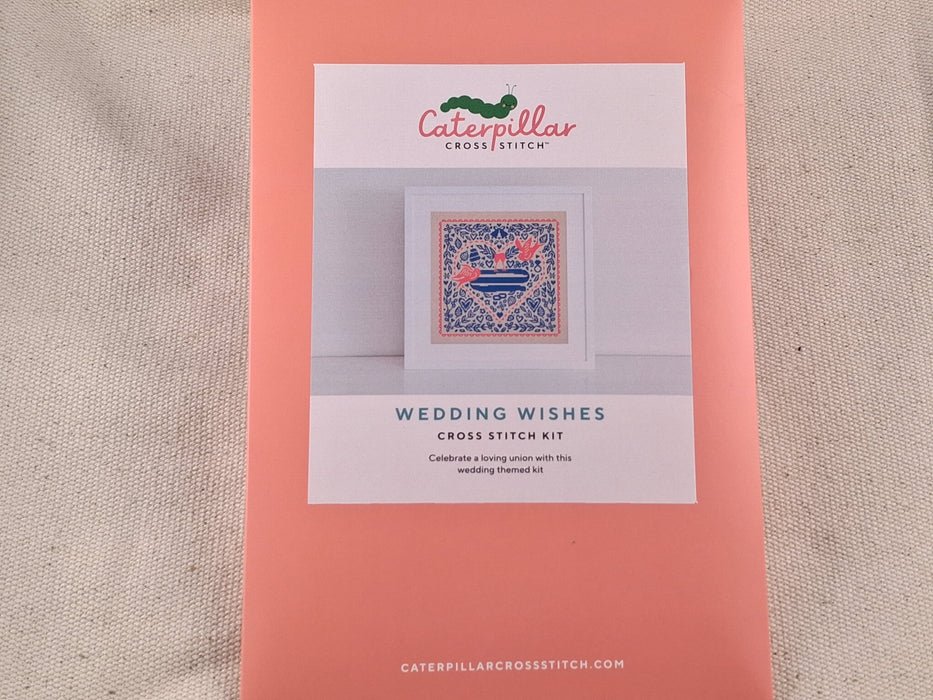 Caterpillar Cross Stitch Kit- Wedding Wishes