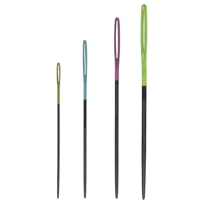 PONY Black Tapestry Needles with Coloured Eyes- Sizes: 22-24-26-28