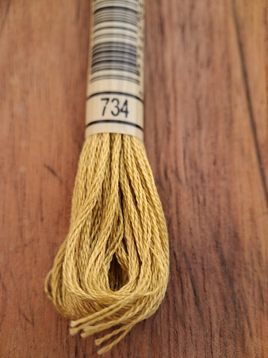 DMC Stranded Cotton Thread- 734