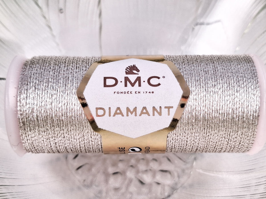 DMC Diamant Metallic Thread-D168 (Light Silver)