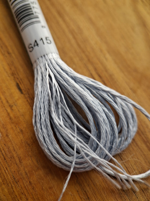 DMC Satin Thread- S415 (Metallic Chrome)