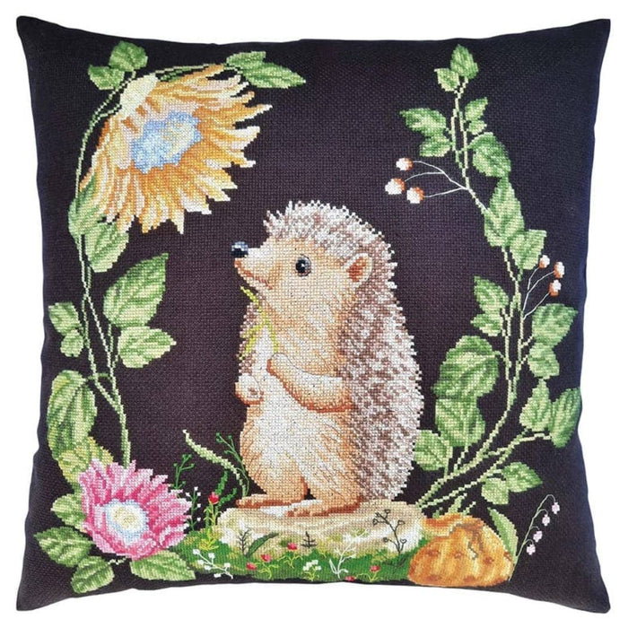 RTO Needlepoint Cushion Kit- Night Forest Hedgehog (CU091)