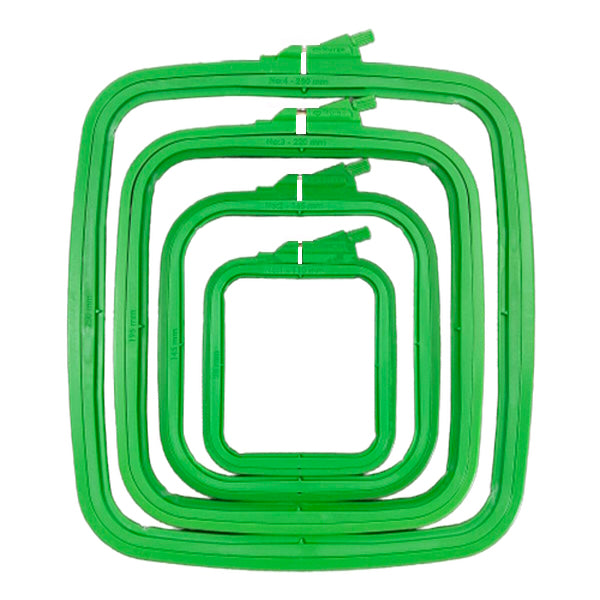 Nurge Square Plastic Hoop- Green