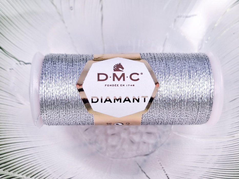 DMC Diamant Metallic Thread-D415 (Dark Silver)