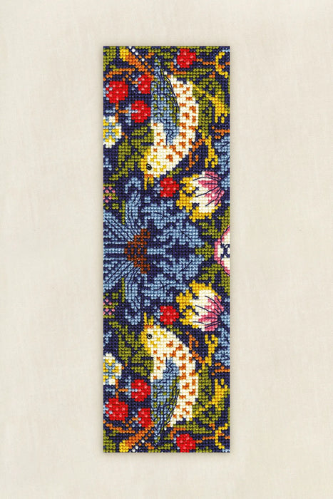 DMC Bookmark Cross-Stitch Kit- Strawberry Thief