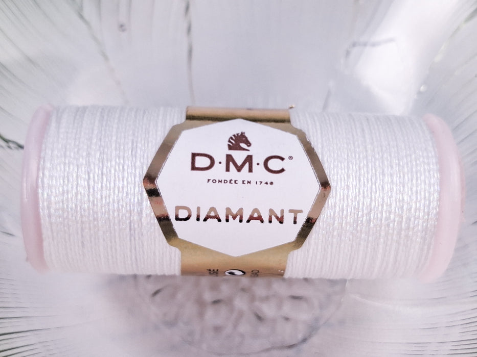 DMC Diamant Metallic Thread-D5200 (White)