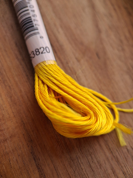 DMC Satin Thread- S3820 (Sunshine)