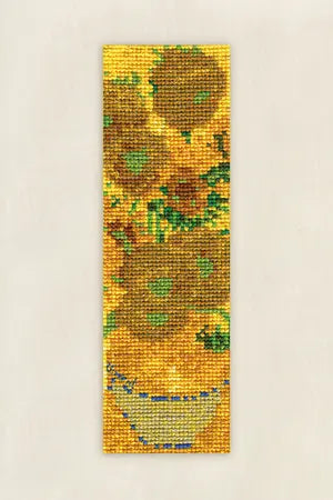 DMC Bookmark Cross-Stitch Kit- Sunflowers