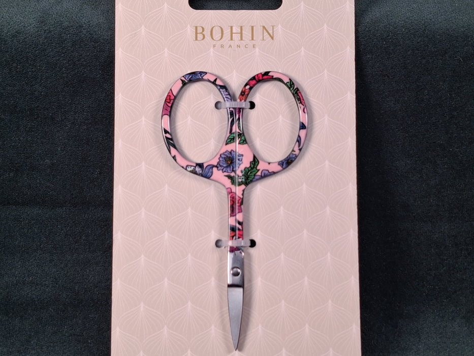 Bohin Embroidery Scissors- Pink Blossom