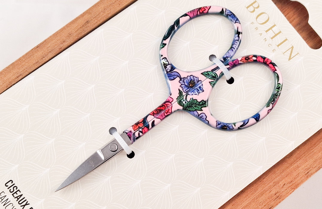 Bohin Embroidery Scissors- Pink Blossom