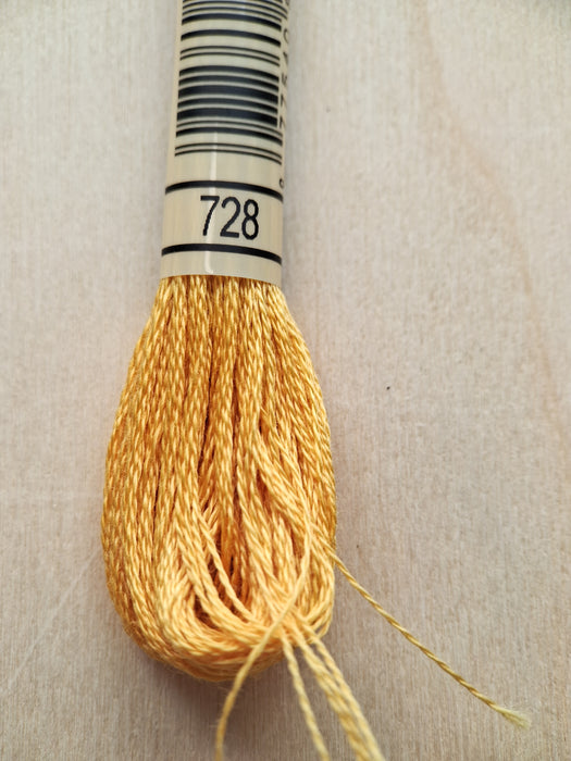 DMC Stranded Cotton Thread- 728