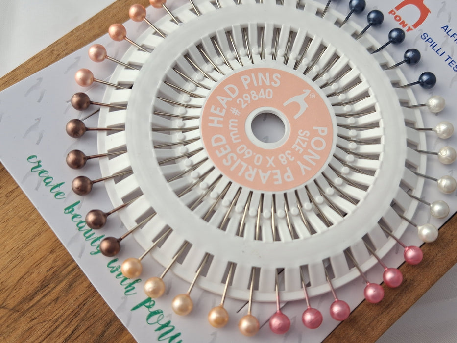 PONY Pearl-Head Pins