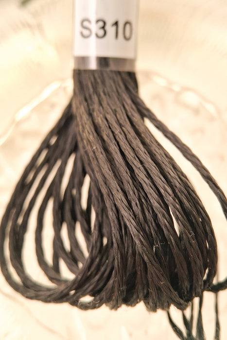 DMC Satin Thread- S310 (Black)