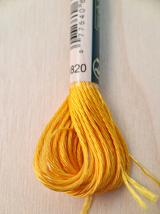 DMC Satin Thread- S3820 (Sunshine)