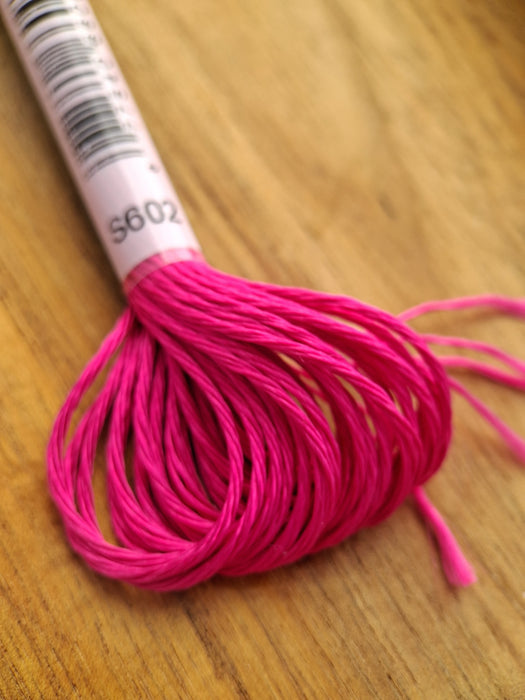 DMC Satin Thread- S602 (Pink Verbena)