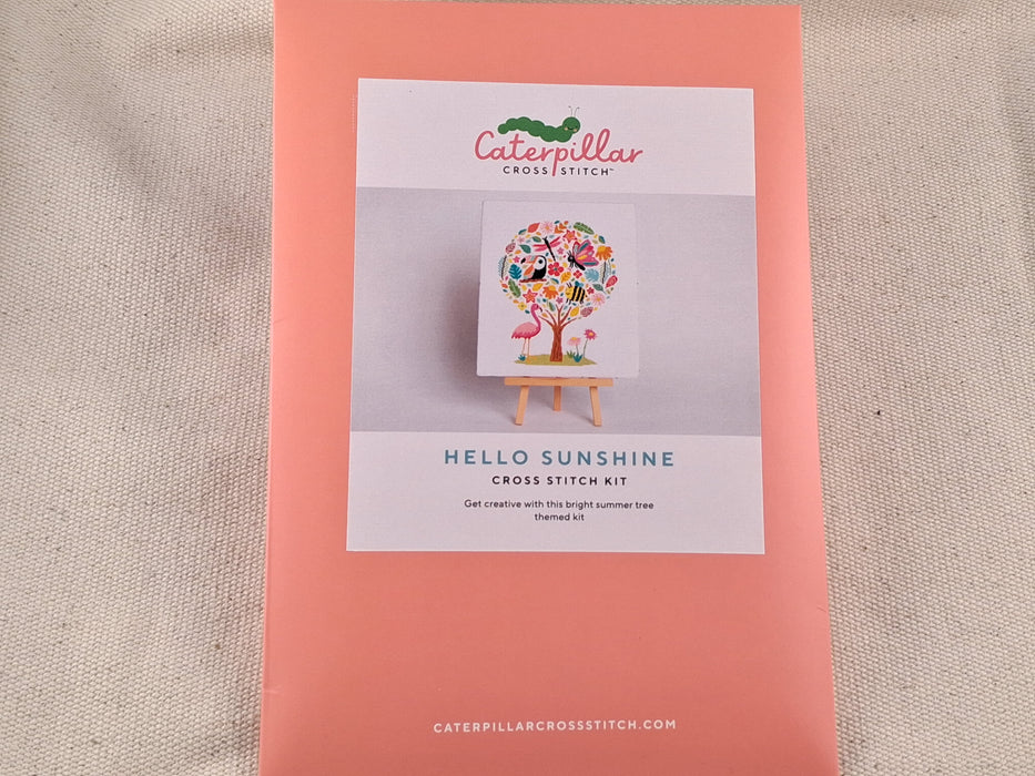 Caterpillar Cross Stitch Kit- Hello Sunshine