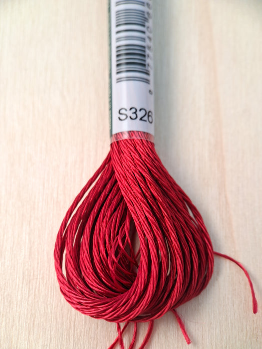 DMC Satin Thread- S326 (Rhubarb)