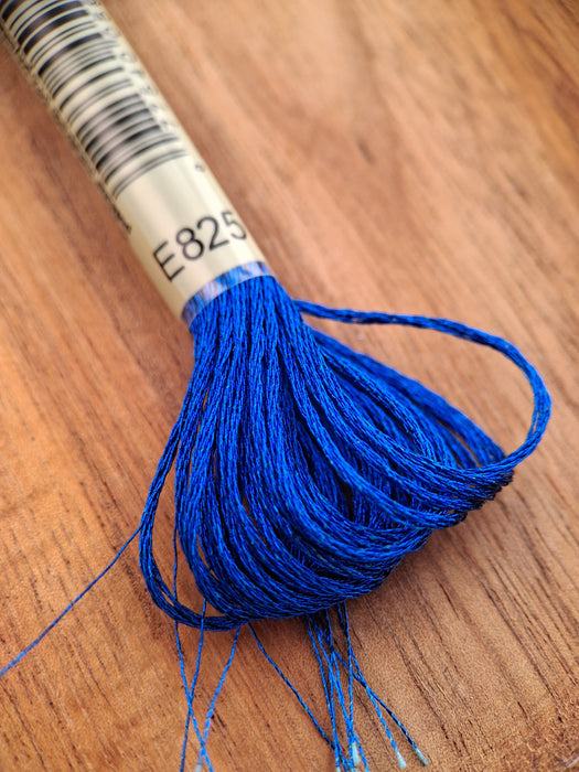 DMC Light Effects Thread-E825 (Metallic Gentian Blue)