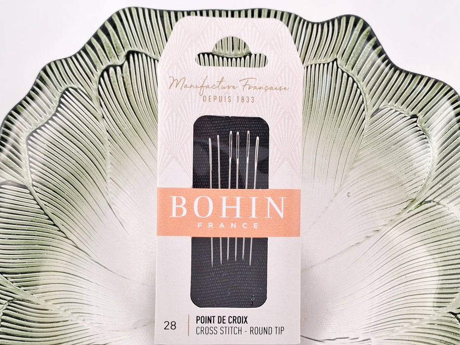 Bohin Cross-Stitch/Tapestry Needles- Size 28