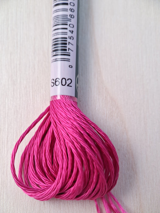 DMC Satin Thread- S602 (Pink Verbena)