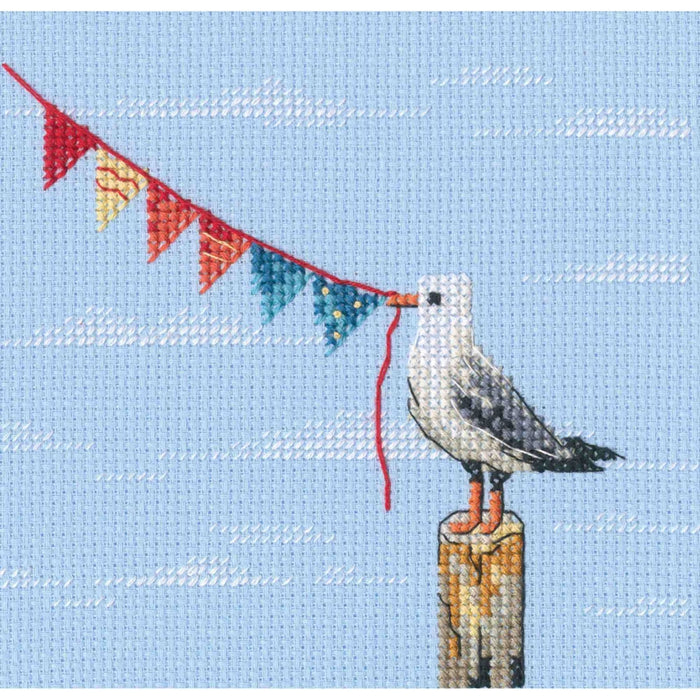 RTO Cross-Stitch Kit- 'Seagull With Flags' (M1107)