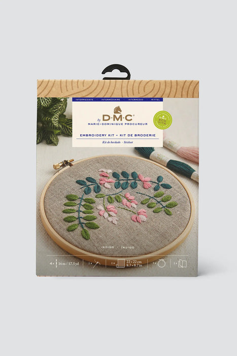 DMC Embroidery Kit- Indigo by Marie Dominique