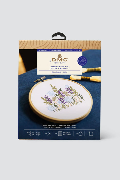 DMC Embroidery Kit- Wild Blooms by Jenni Davis