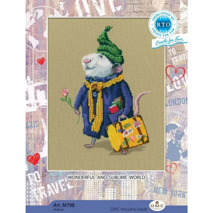 RTO Cross-Stitch Kit- 'Wonderful Travel' (M798)